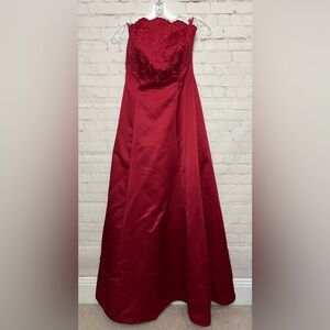 Michelango Y2K Floor Length Red Gown